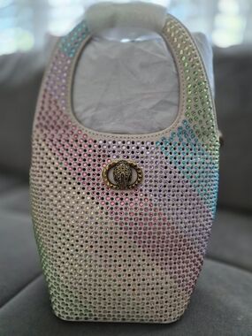 Kurt Geiger Multicolor Crystal-Embellished Crossbody Bag